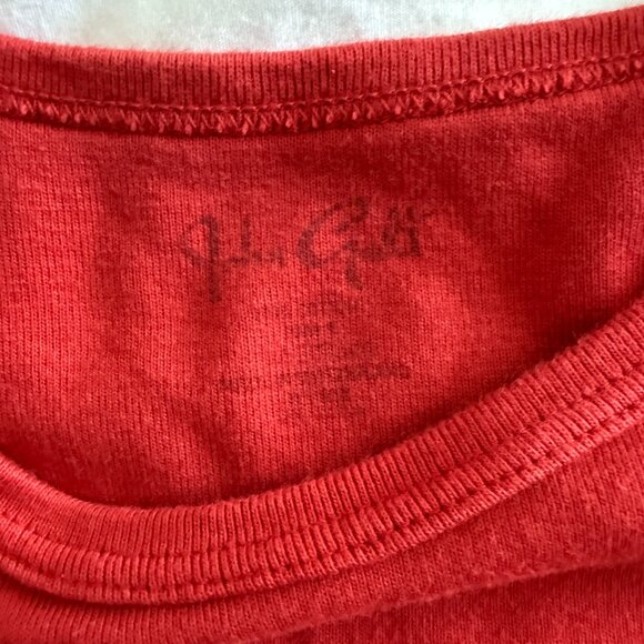 John Galt Deer Swiss top - red baby tee - Picture 3 of 5